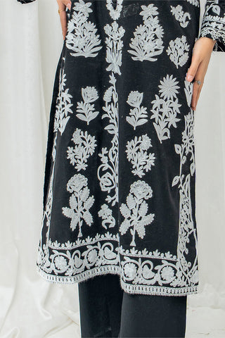Black Chain Stitch Embroidered 2 Piece Suit – Stitched Lawn Dress