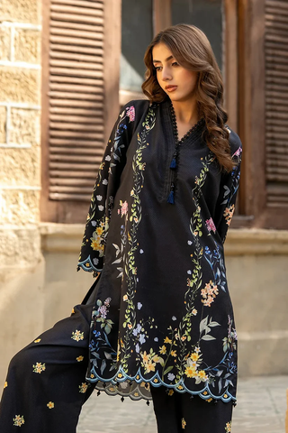Keiran – Black Floral 2-Piece Co-ord Set | Munfarid